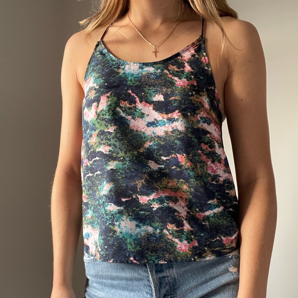 H&M Abstract Camisole size 4